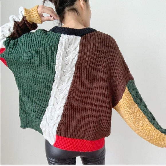 Oversized Chunky Knot Sweater Pullover - Picture 6 of 8